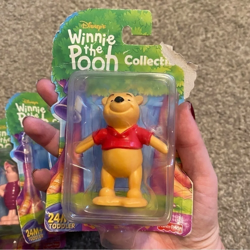 Fisher Price Winnie the Pooh Figure Set NEW Vintage Piglet Eeyore Tigger Toy